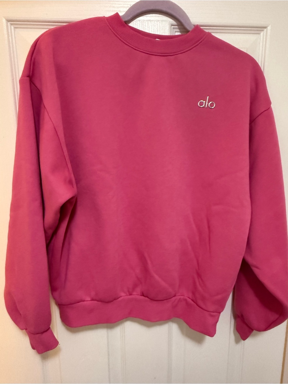 Alo Crewneck Sweatshirt Paradise Pink XS